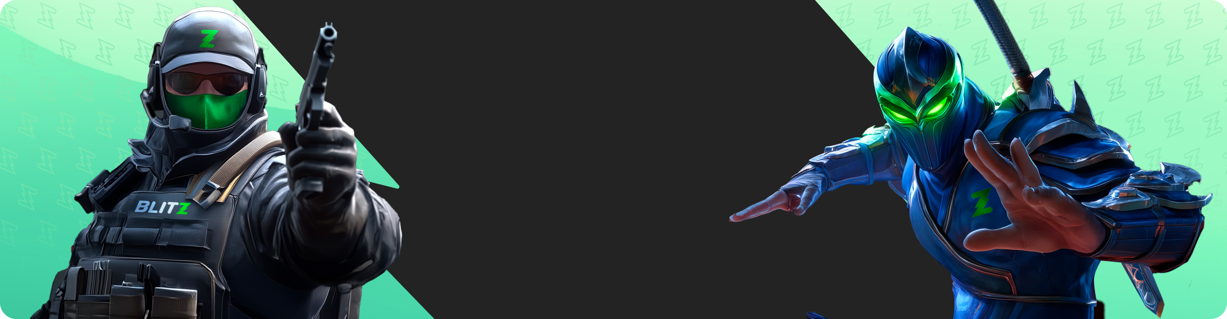 Cybernetic style slots banner